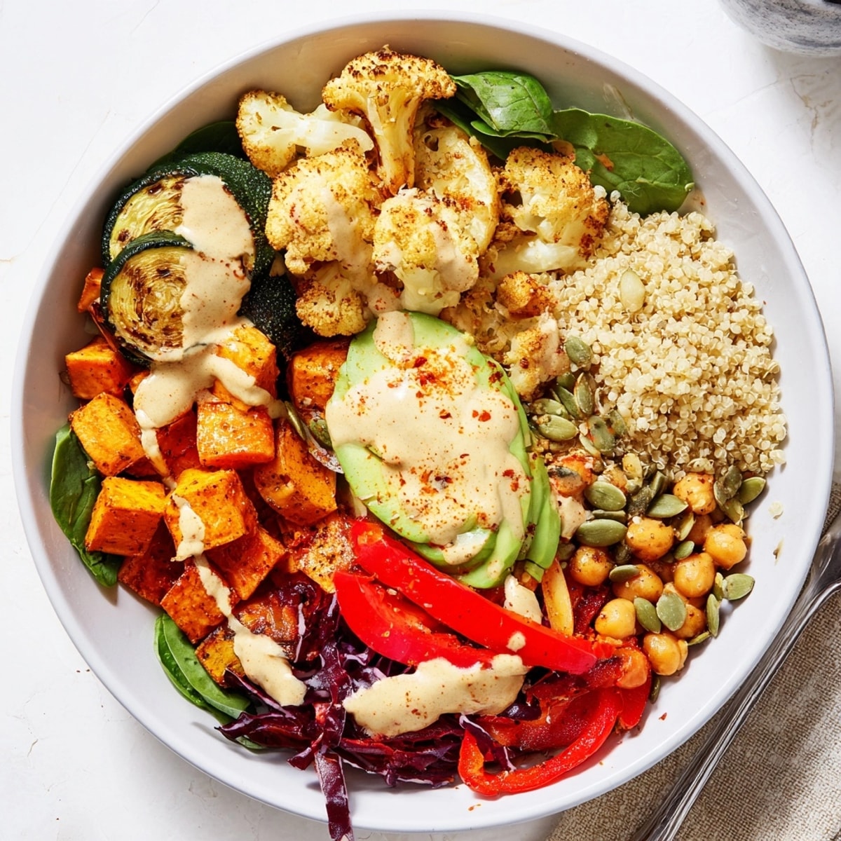 Imagine: A flavorful Roasted Veggie Buddha Bowl, perfect for a healthy weeknight meal.