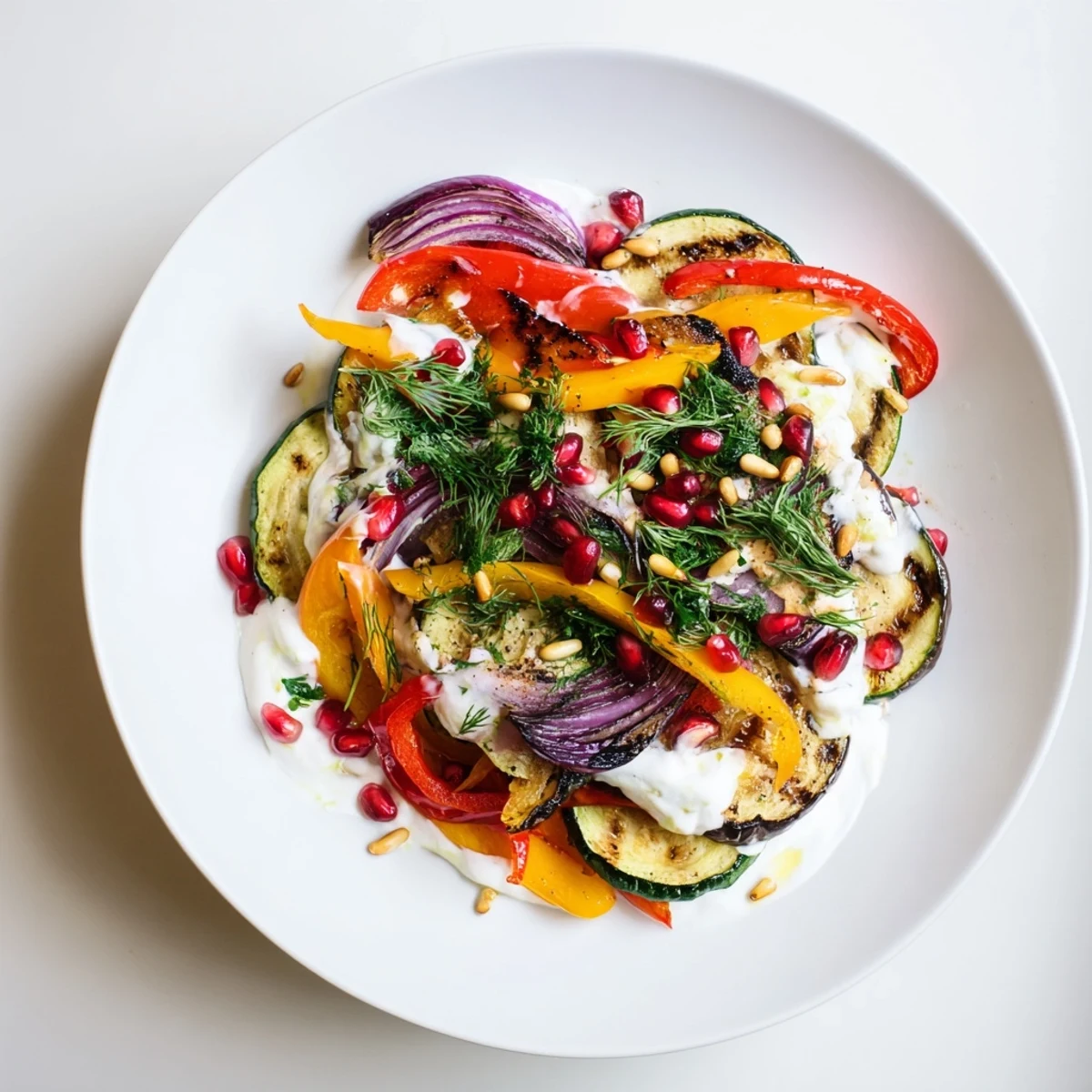 Frosted Charred Veg Delight