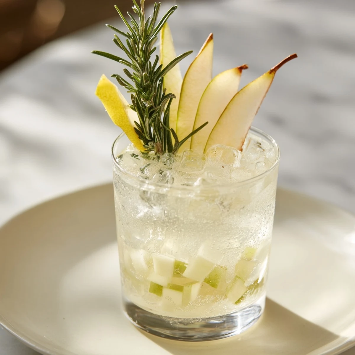 Evergreen Ginger Pear Drink
