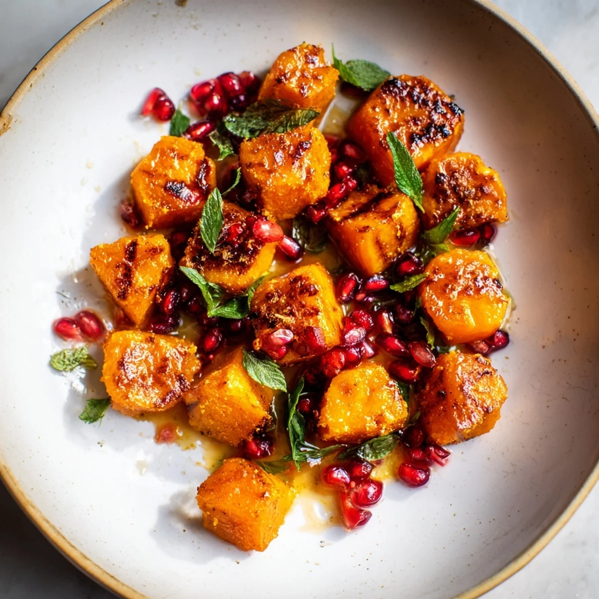 Root Cranberry Herb salad brimming with roasted root vegetables, glistening cranberries, and fresh herbs.