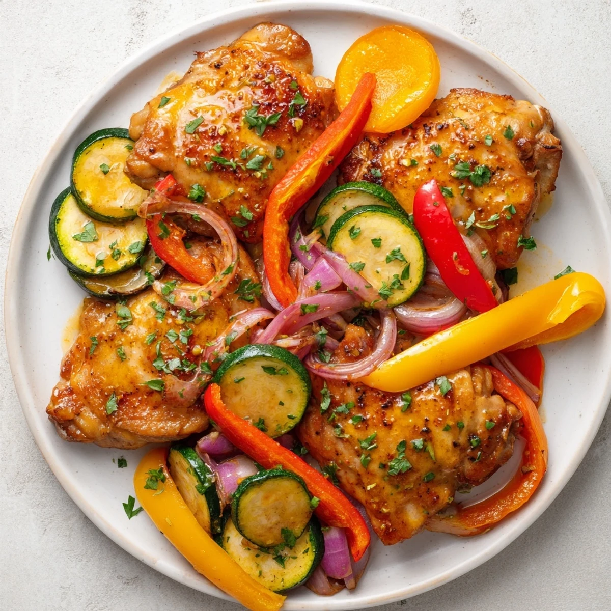A delicious close-up showcases the bright, tangy Savory Bright Citrus, a healthy gluten-free dinner option.