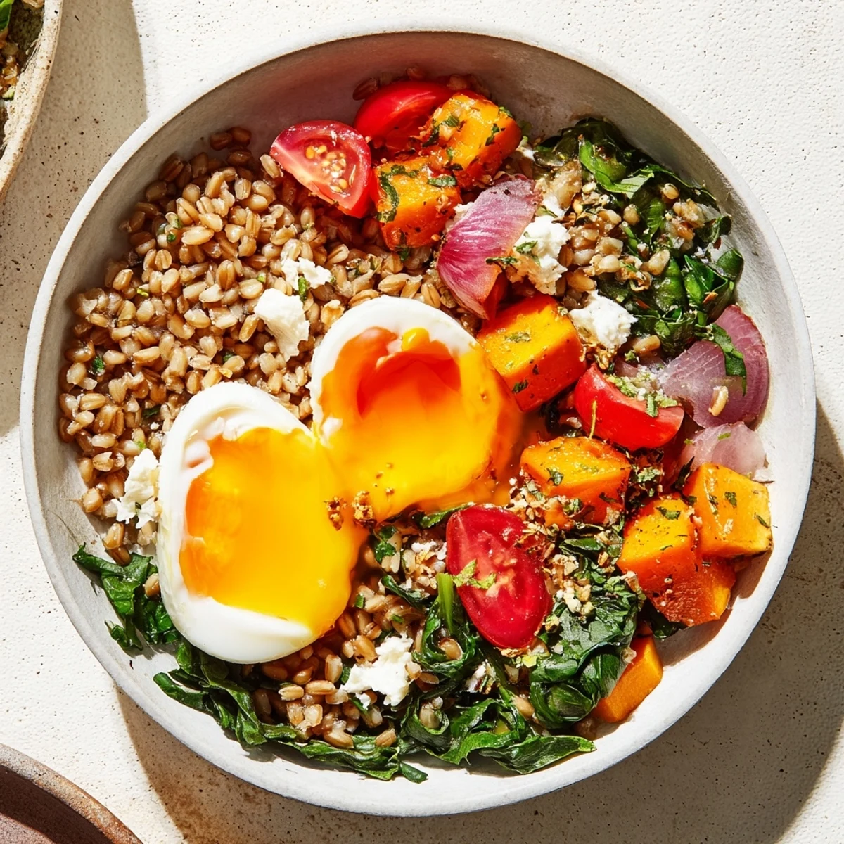 Warm Savory Grain Bowl