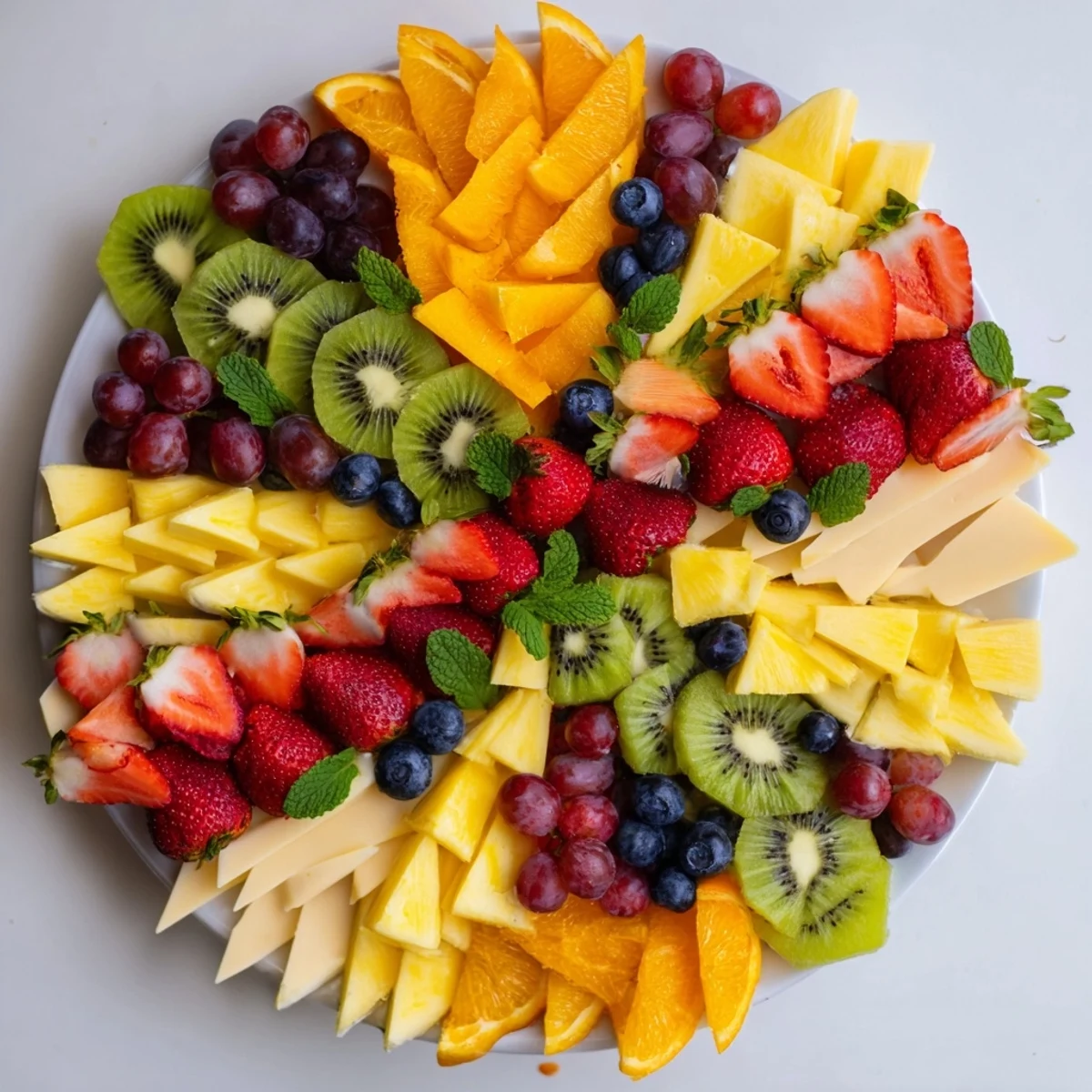 Kaleidoscope Fruit Cheese Platter