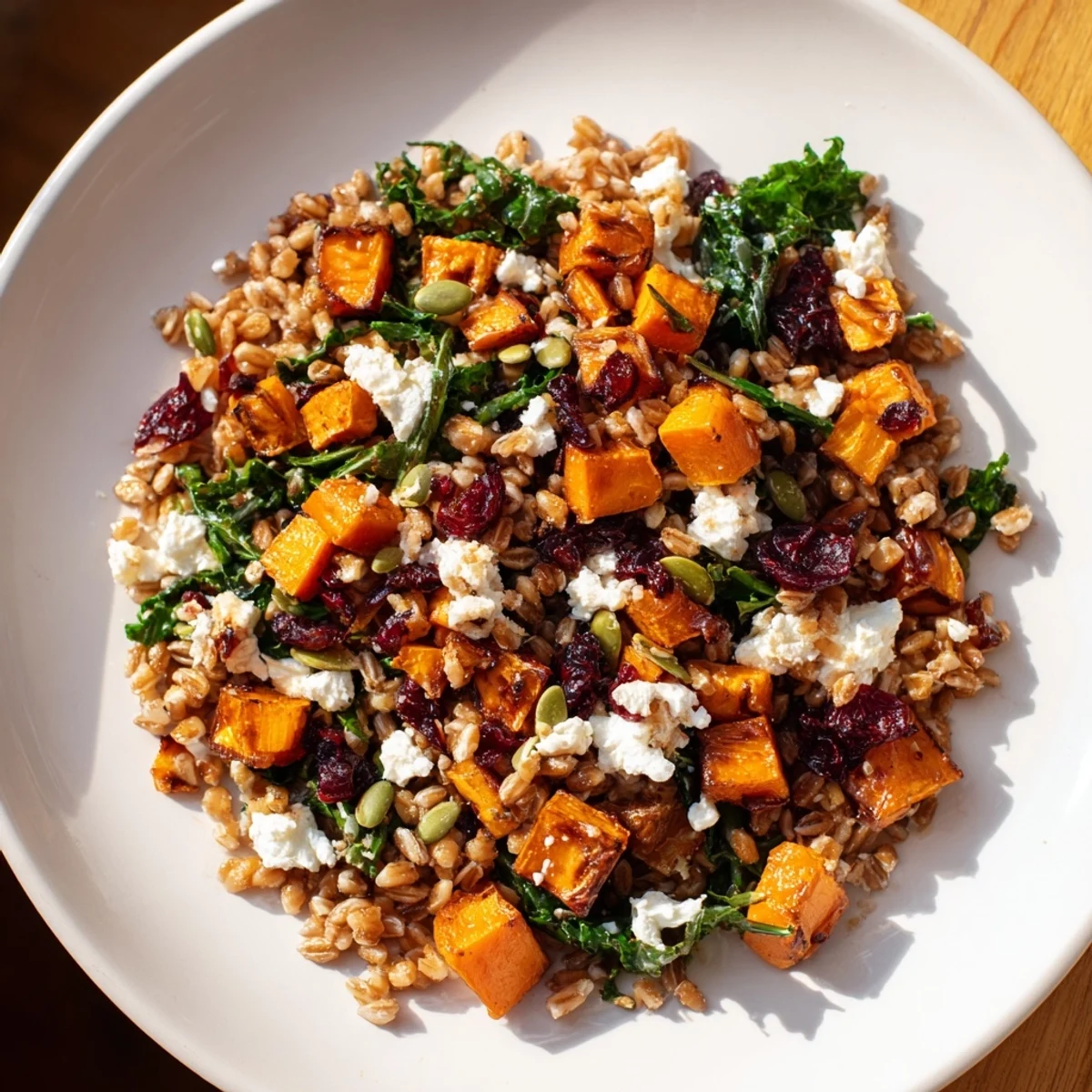 Winter Farro Warming Salad