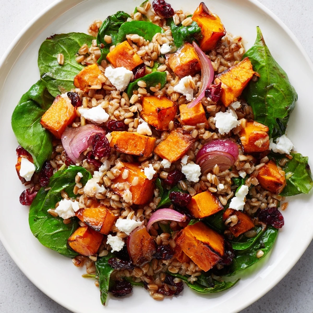 Winter Farro Hearty Salad
