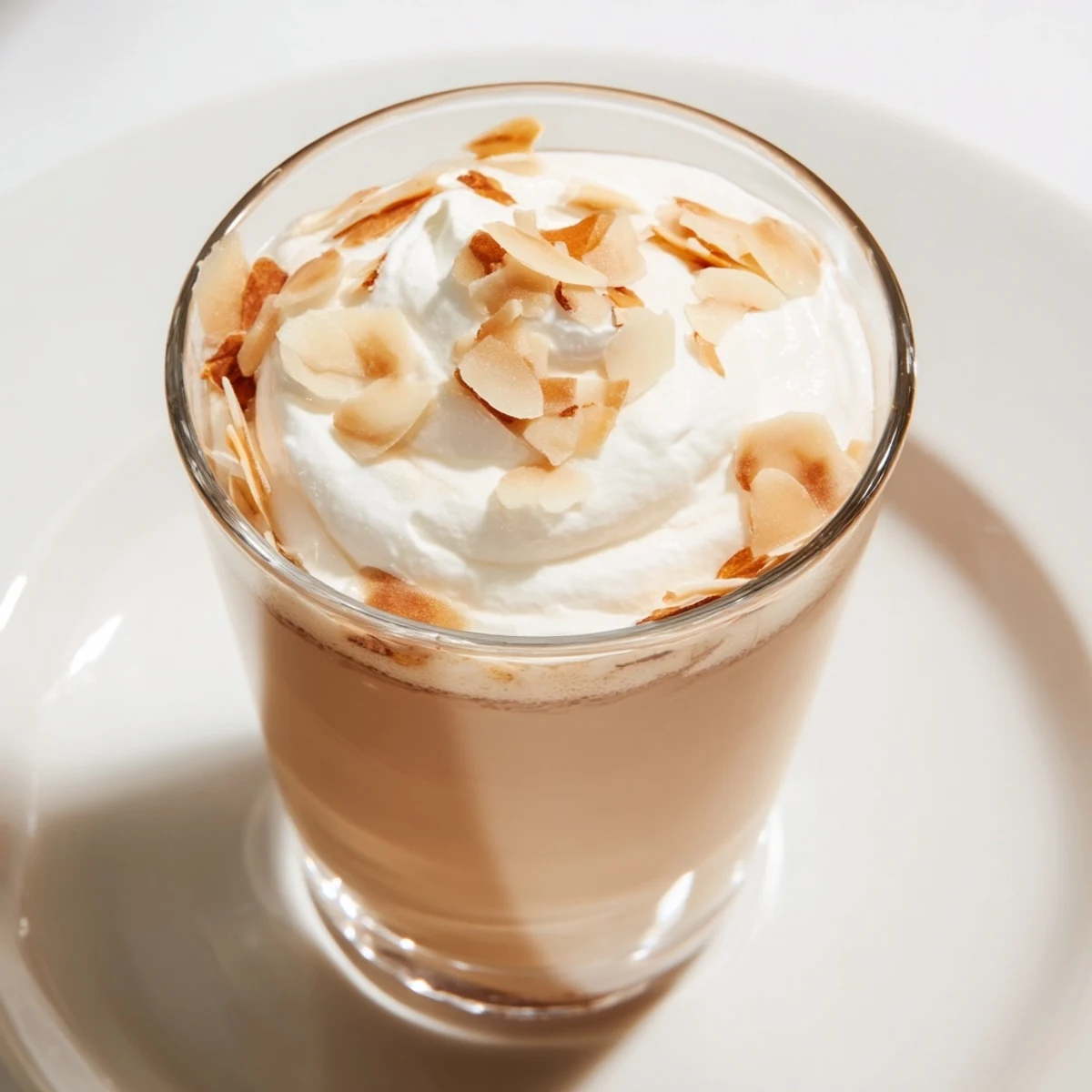 Enjoy the rich taste of the Warm Toasted Almond recipe, featuring amaretto and coffee liqueur.