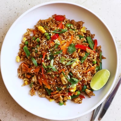 Chili Lime Vegetable Fried Rice