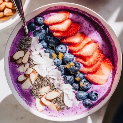 Berry Almond Smoothie Bowl