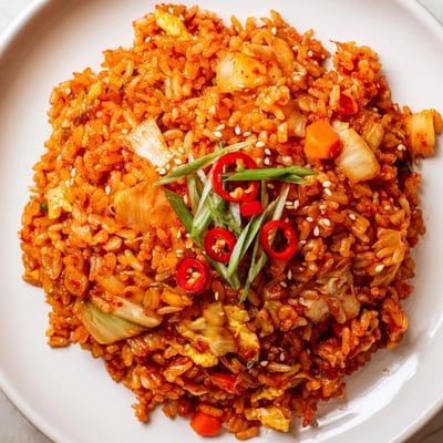 Kimchi Garlic Chili Rice