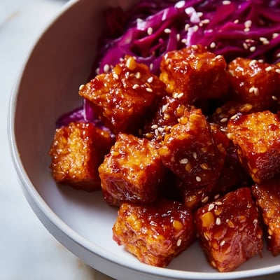 Sticky Maple Chili Tempeh